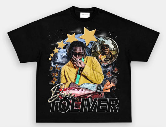 T-shirt blanc Drake '6 God'