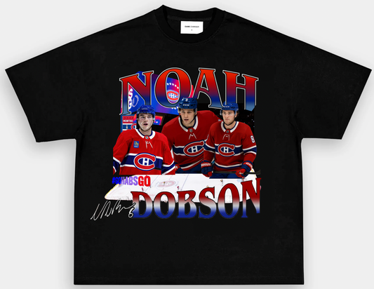 Noah Dobson 'Habs' Black Tee